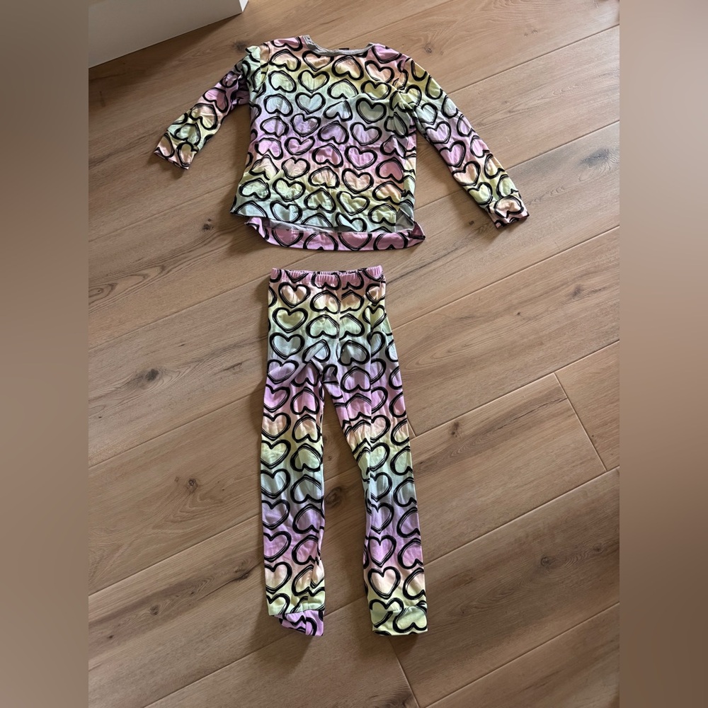 Girls' pixie lane Pastel Rainbow Heart Set - Multicolor